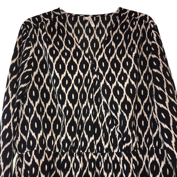 Live 4 Truth Faux Wrap Top Long Sleeve Dress All Over Print Size 2x - Picture 2 of 9